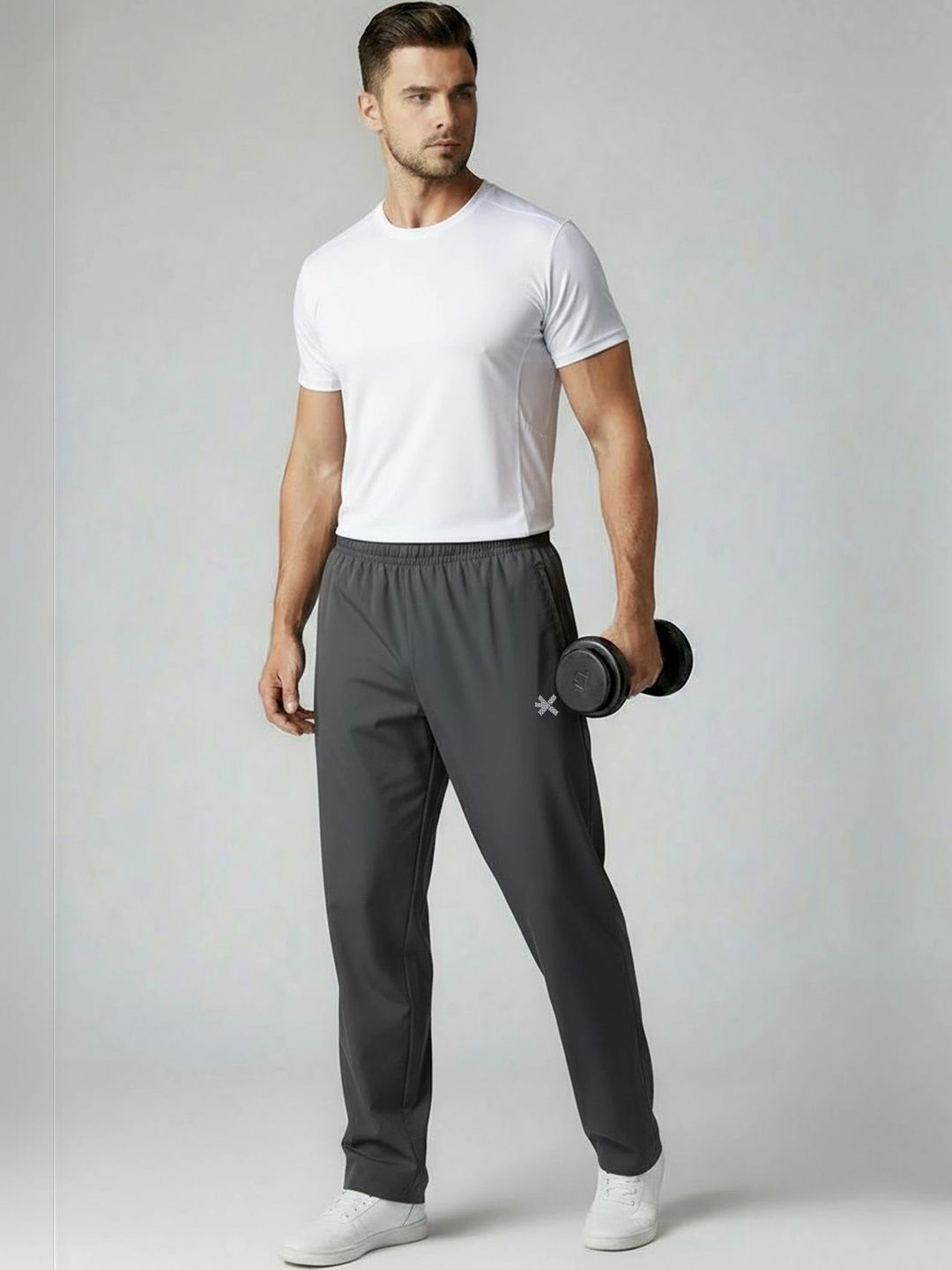 HRX by Hrithik Roshan Men Regular Fit Dry Fit Training Track Pants-picture-14