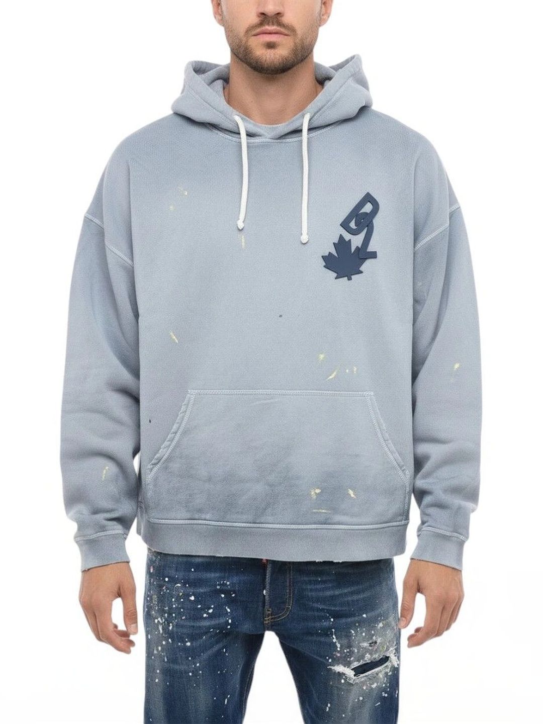 Dsquared2 Men Printed Hooded Sweatshirt-picture-18
