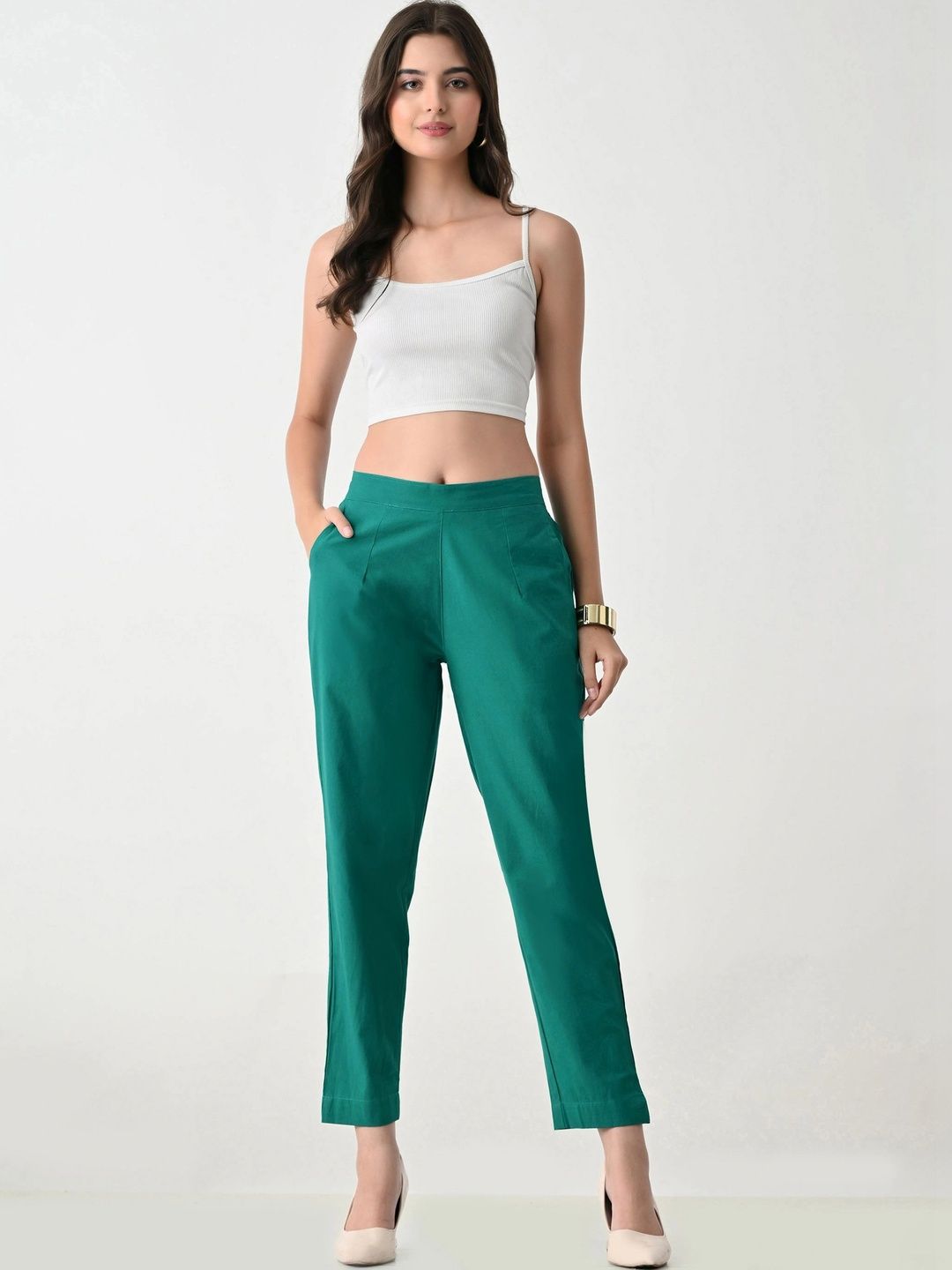 Anouk Women Relaxed High-Rise Trousers-picture-34
