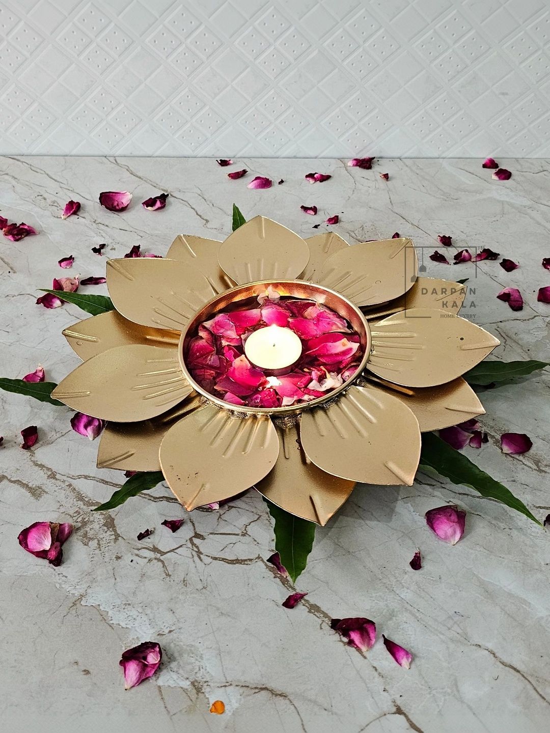 DARPAN KALA Floral Urli Bowl-image-13