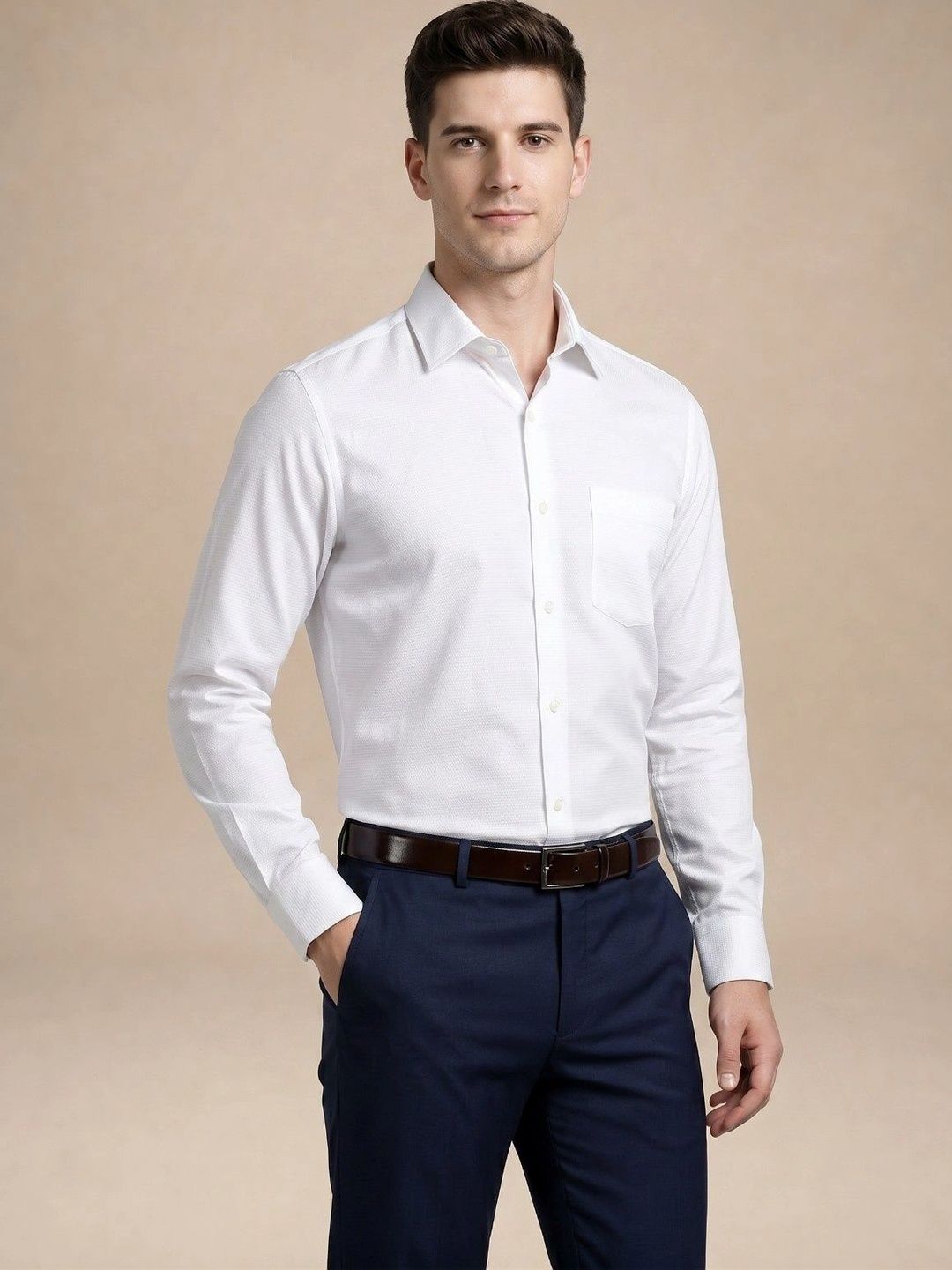 Turtle Men Standard Slim Fit Formal Shirt-picture-21