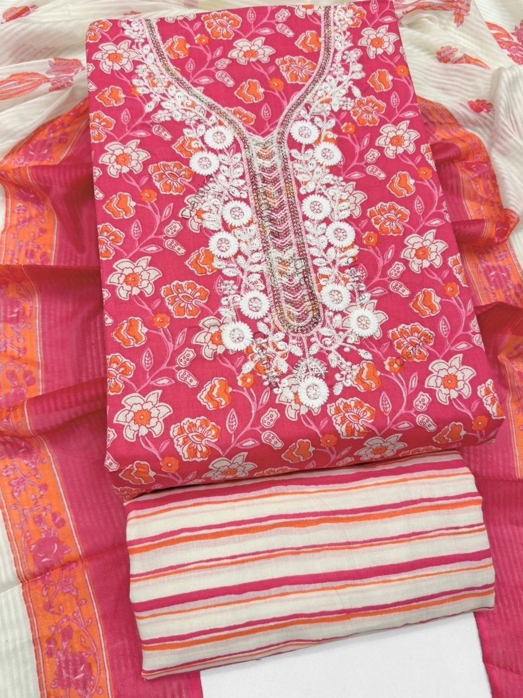 CLEMIRA Printed Pure Cotton Unstitched Dress Material-picture-27