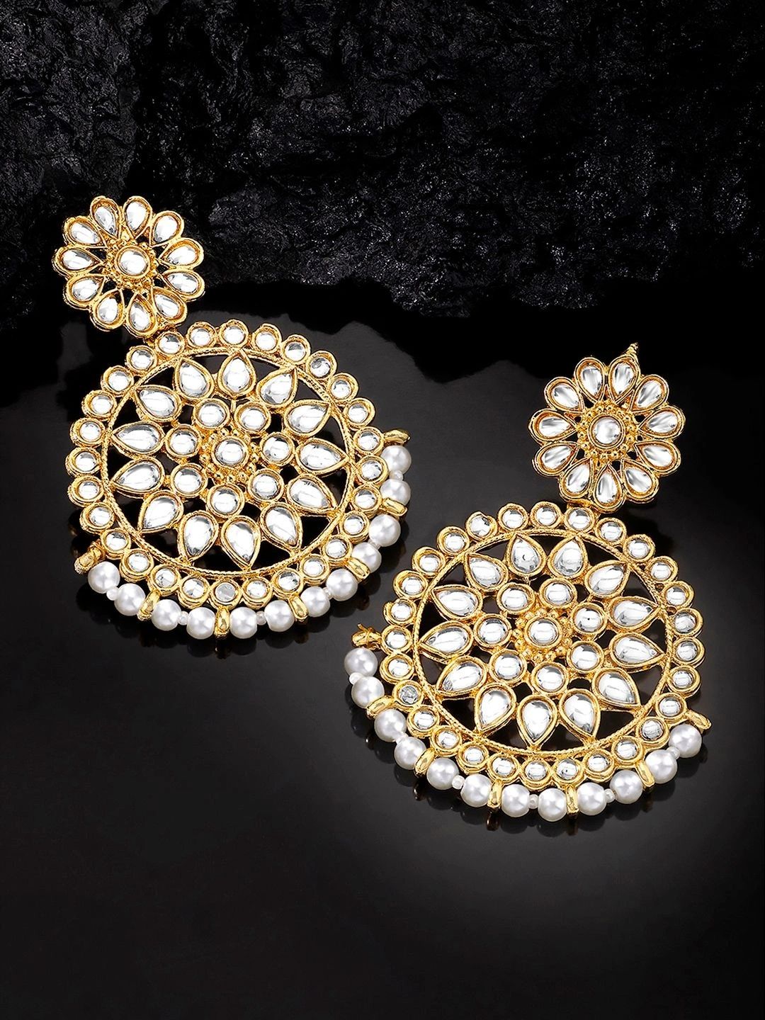 Peora Circular Drop Earrings-picture-32