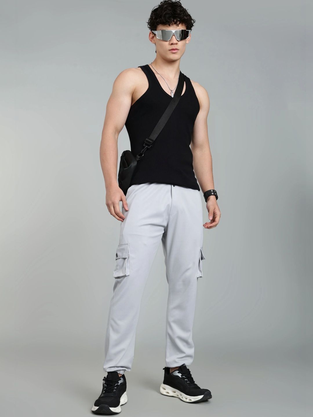 SZN Men Smart Tapered Fit Trousers-picture-43
