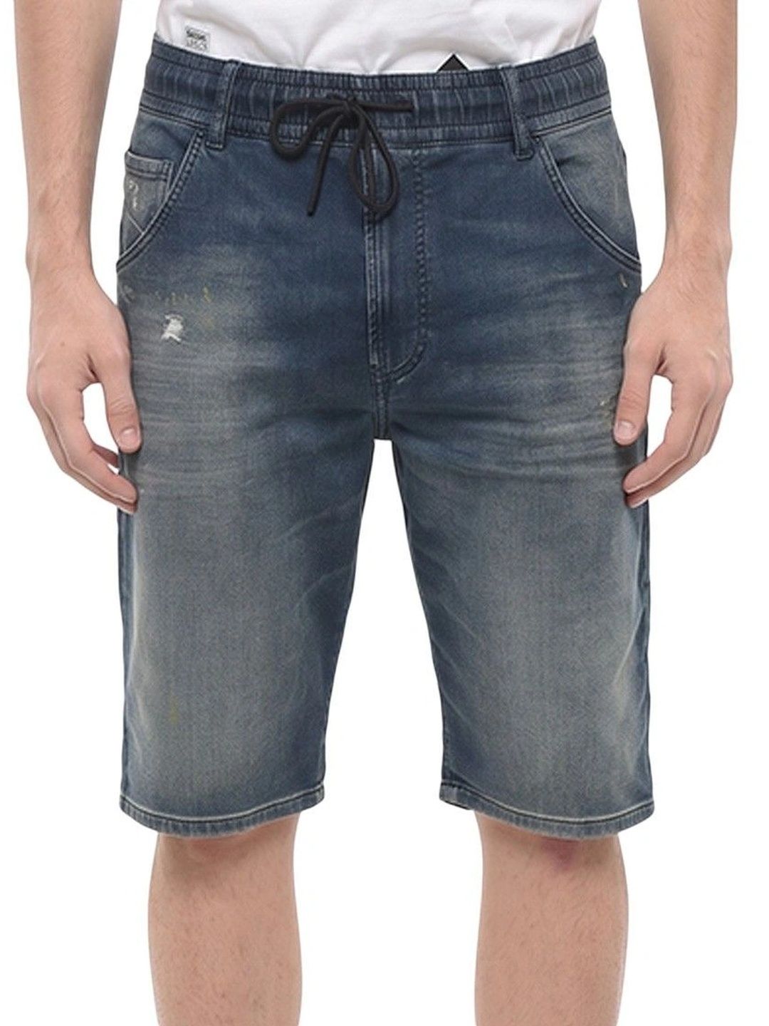 DIESEL Men Washed Denim Shorts Technology-picture-23