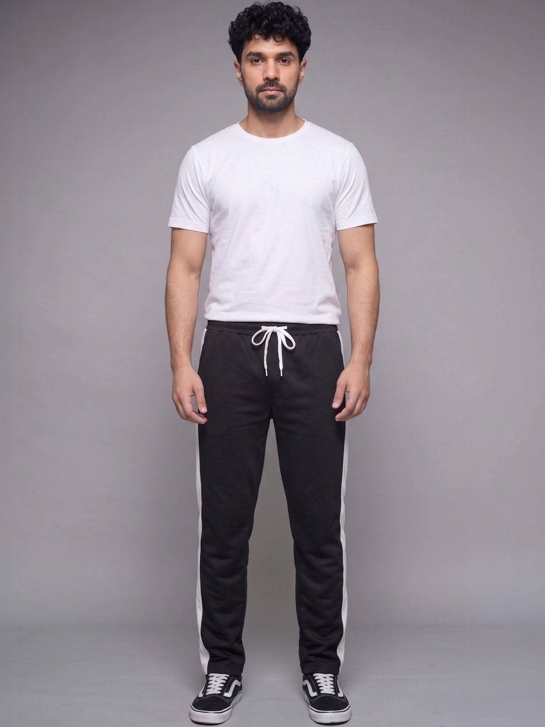 SZN Men Regular Fit Colourblocked Training Track Pants-picture-24