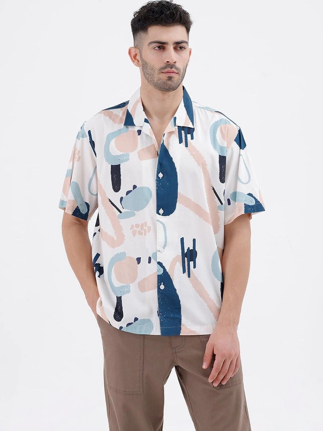 Basics Men Printed Casual Shirt-picture-16