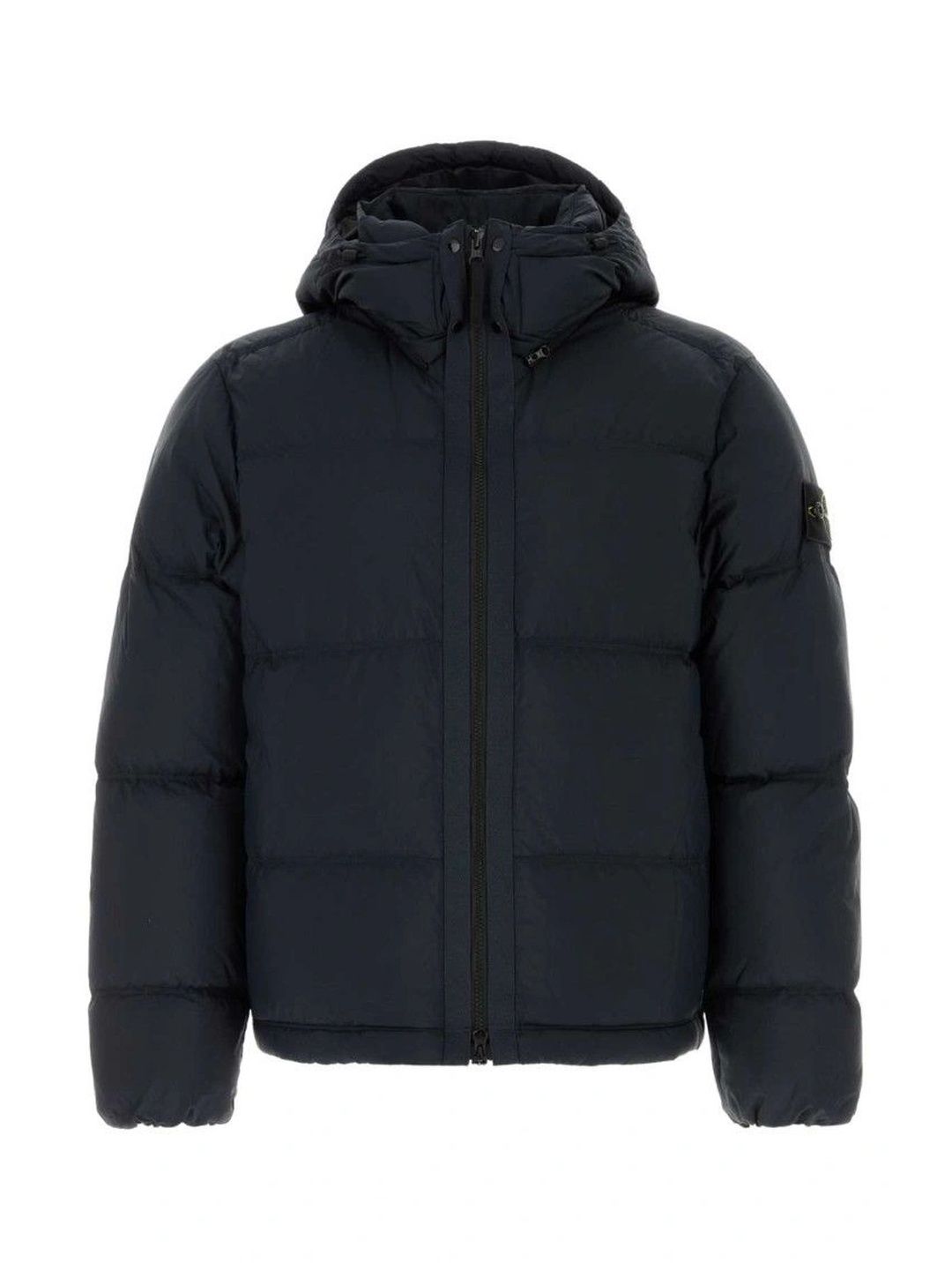 stone island Navy Blue Quilted Hood Jacket-picture-25