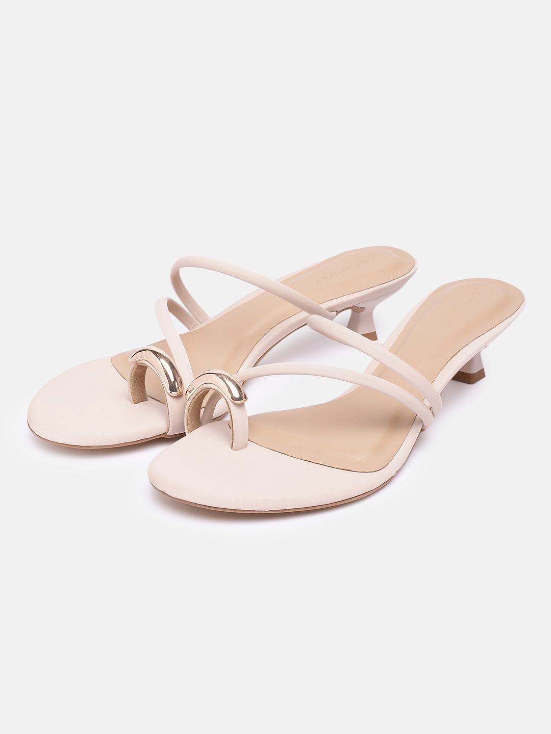 Chemistry Kitten Heeled Sandals with Buckles-image-32