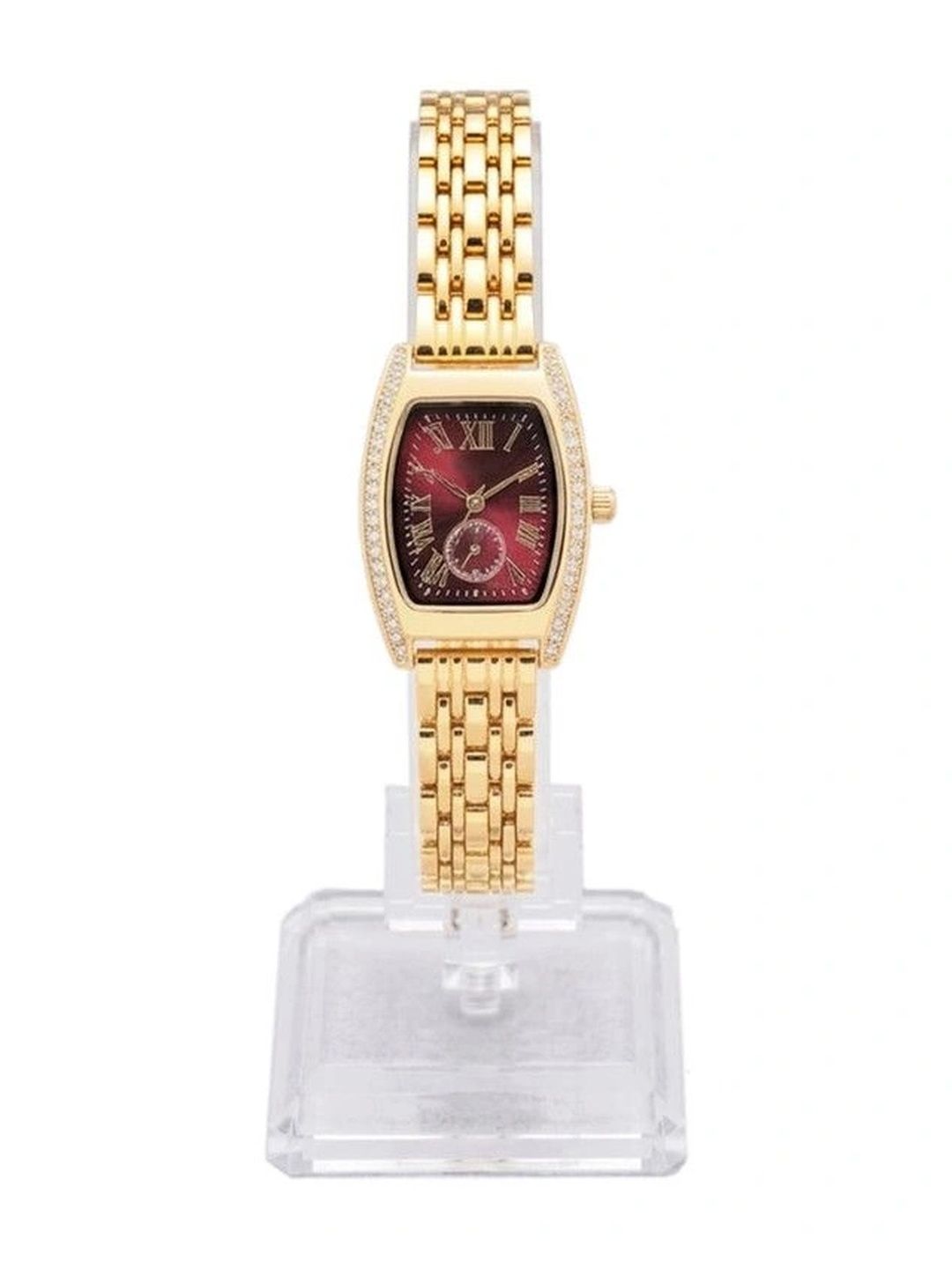 Jasuniq Women Embellished Dial & Stainless Steel Bracelet Style Straps Analogue Watch WRG-picture-36