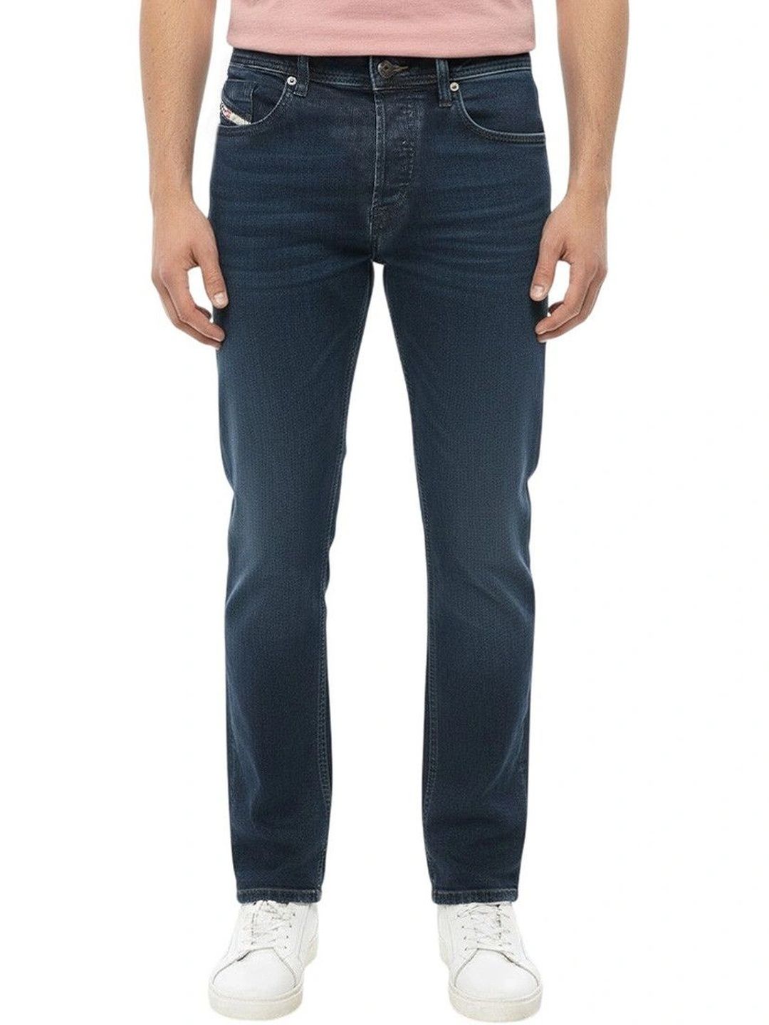 DIESEL Men Regular Fit Mid-Rise Jeans-picture-38