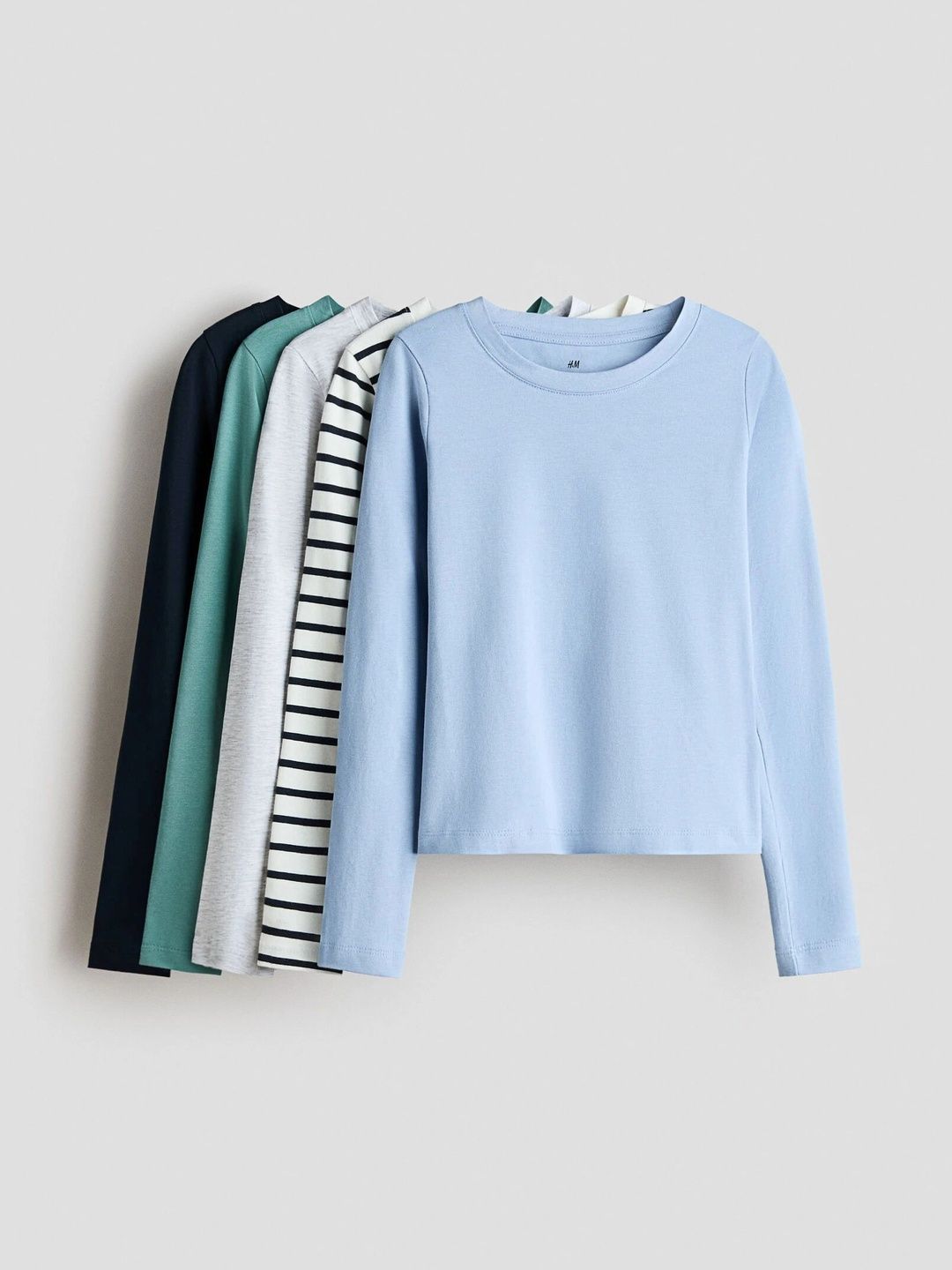 H&M Girls 5-Pack Long-Sleeved T-Shirts-picture-52