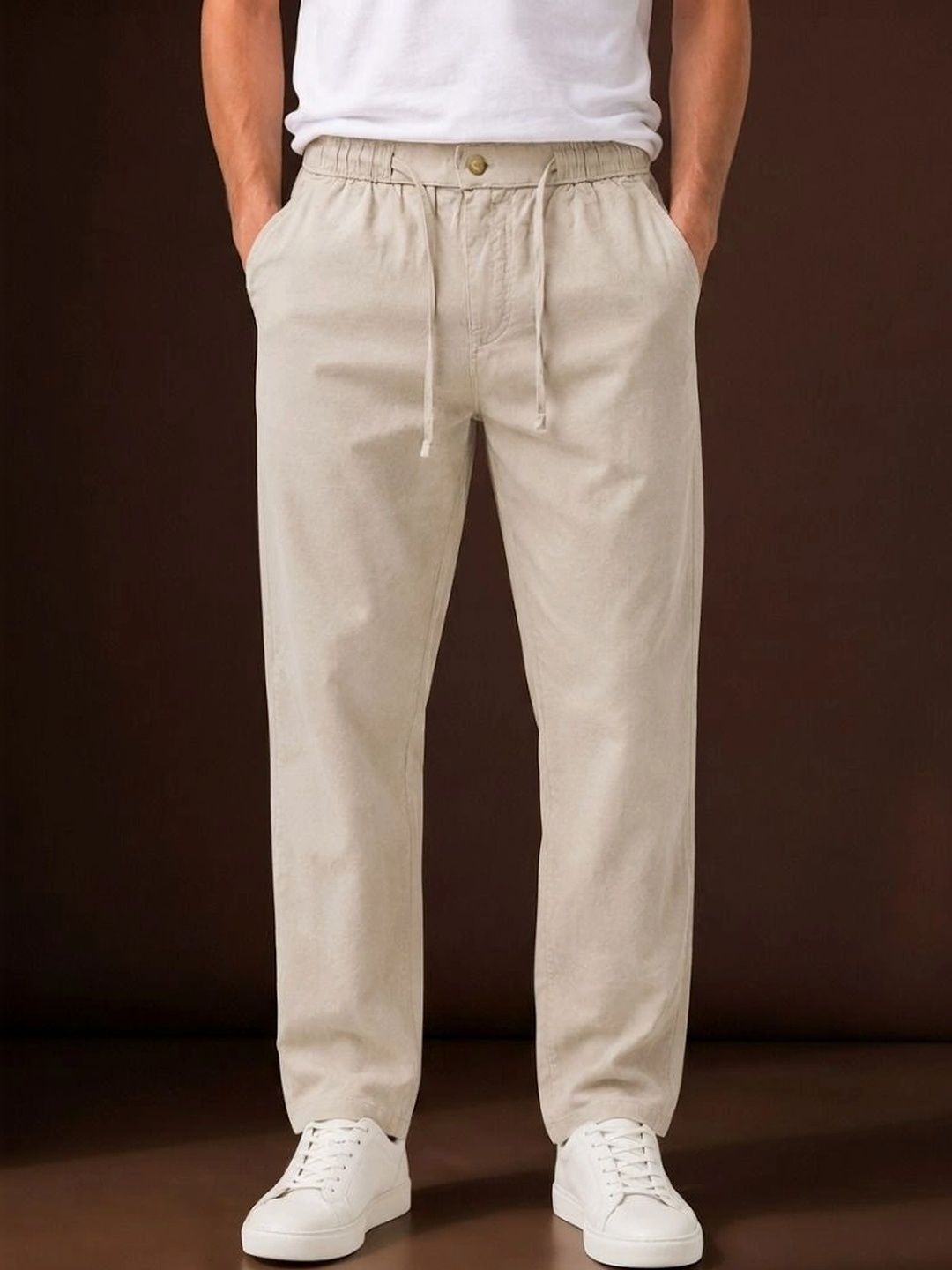Nplusonefashion Men Straight Fit Trousers-picture-34