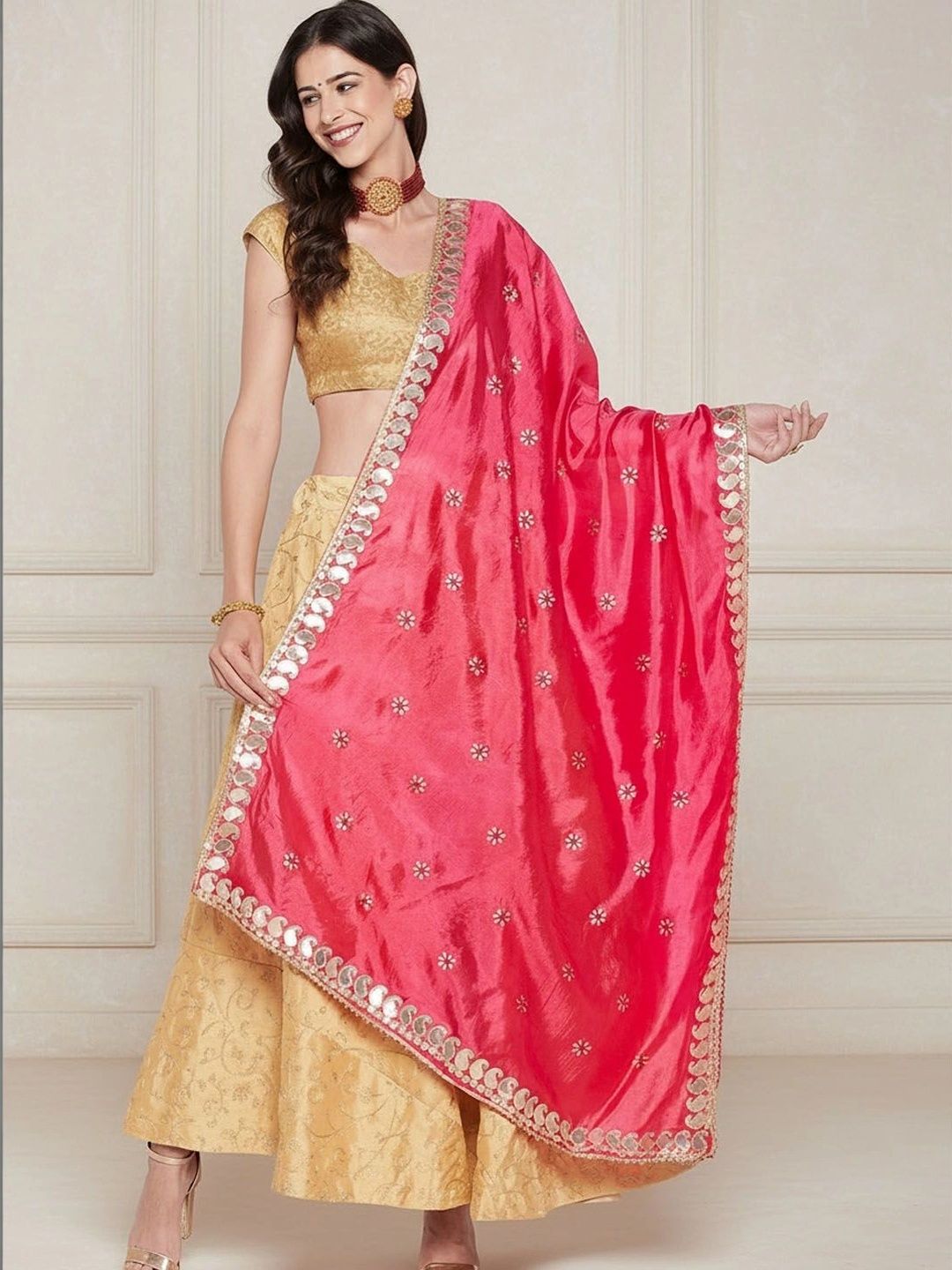 KALINI Dupatta with Mirror Work-picture-44