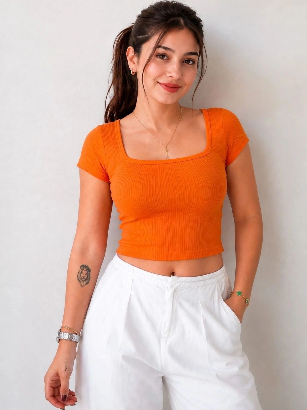 GLOWBERRY Cotton Crop Top-picture-19