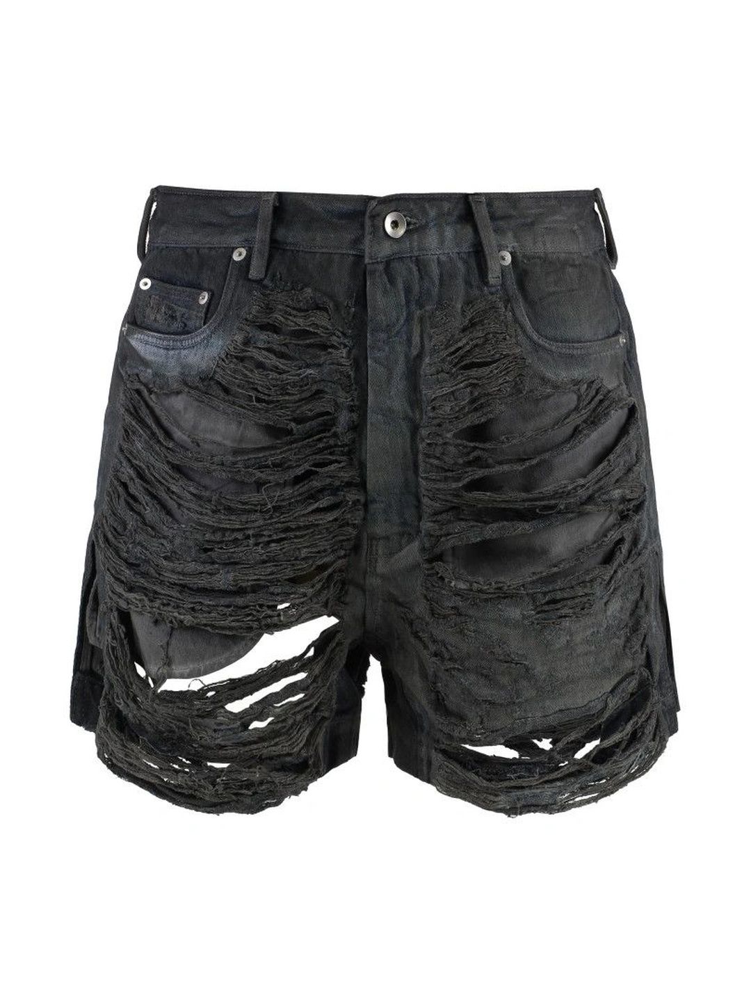 Rick Owens Men Denim Shorts-picture-17