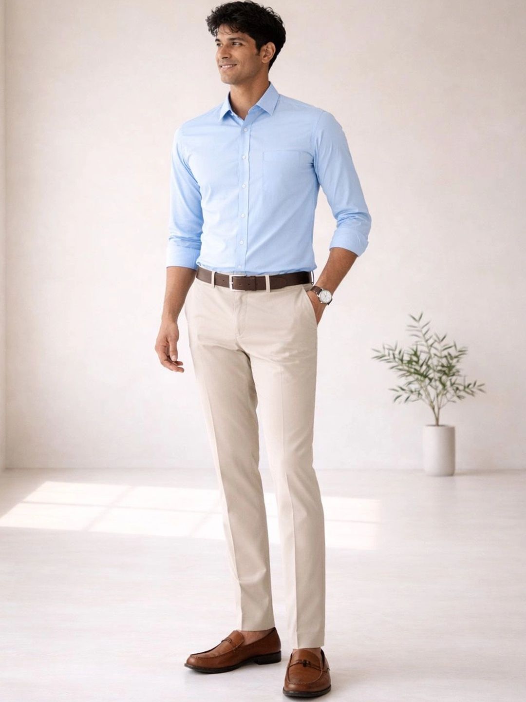Turtle Men Standard Slim Fit Semiformal Shirt-picture-58