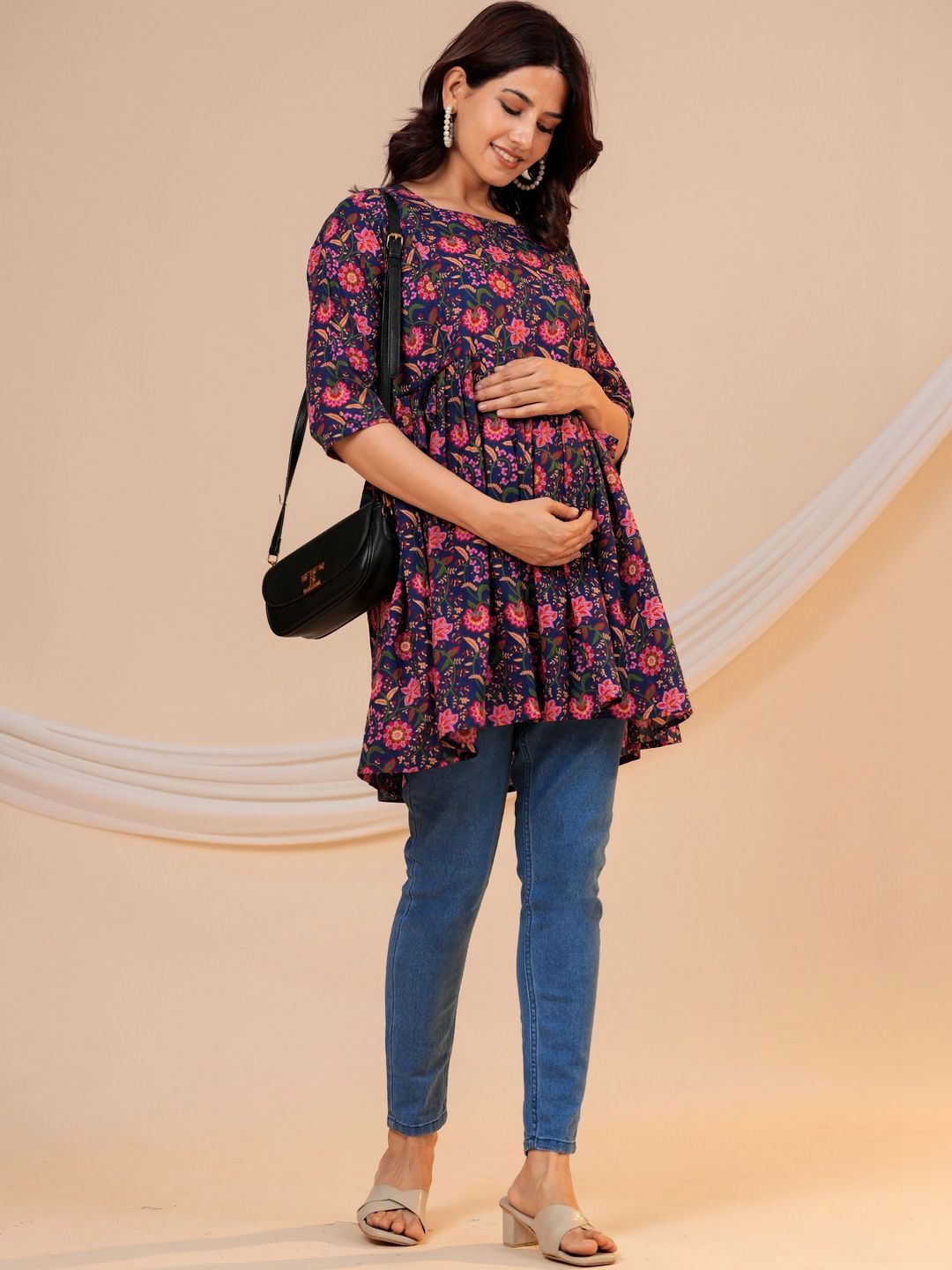 BAESD Floral Print Cotton Blend Top-picture-11