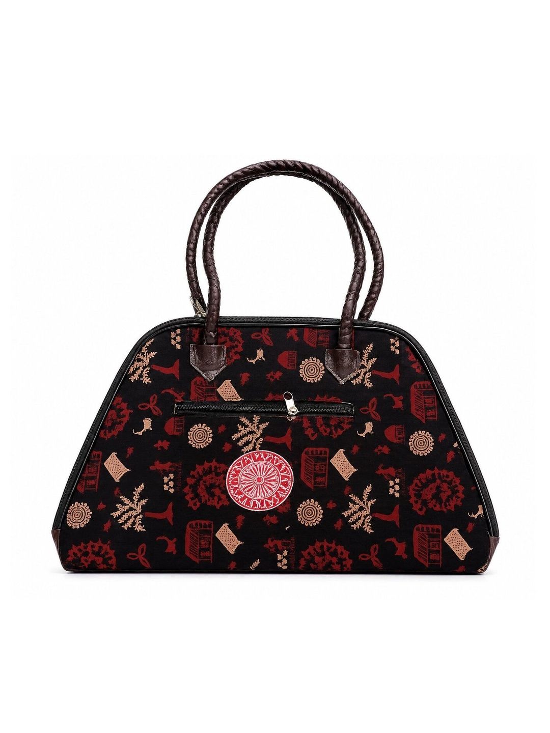 Mohar Ethnic Motifs Printed Handheld Bag-image-33