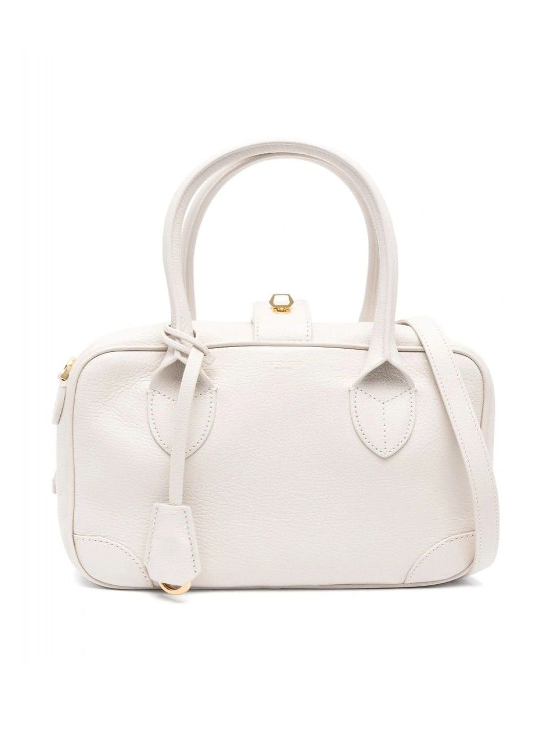 Golden Goose Textured Leather Structured Handheld Bag-image-41