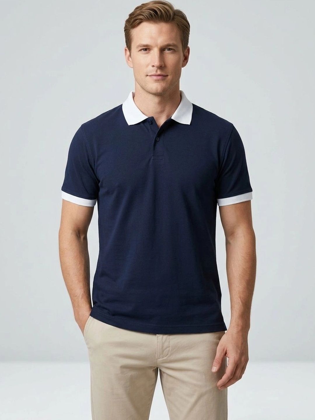 R.Code by The Roadster Life Co. Men Polo Collar T-shirt-picture-14