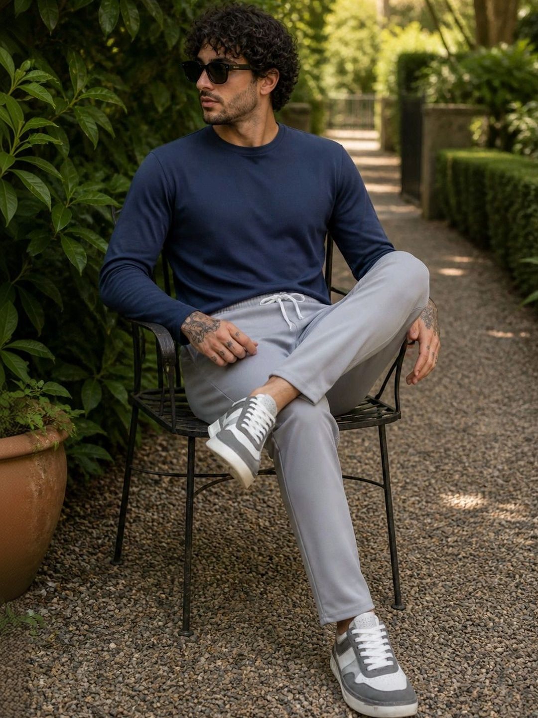 SZN Men Regular Fit Training Track Pants-picture-40