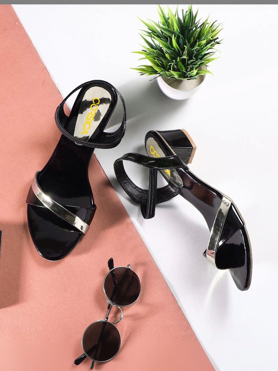 CORSICA Women Colourblocked Open Toe Flats-image-26