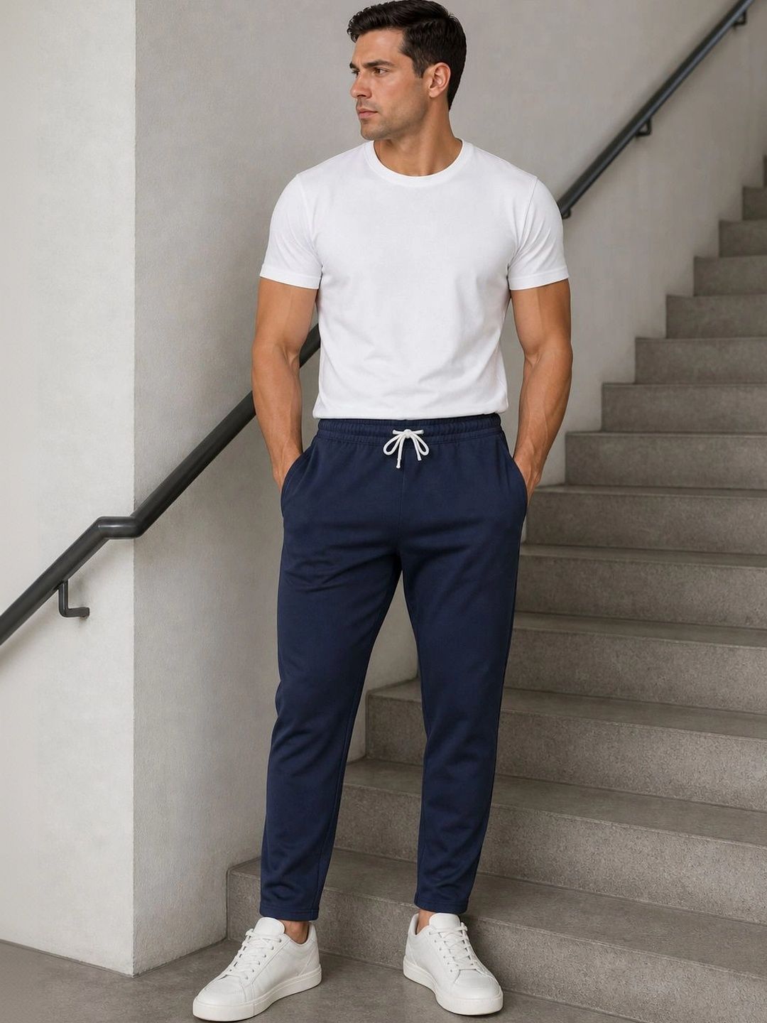 SZN Men Regular Fit Training Track Pants-picture-11
