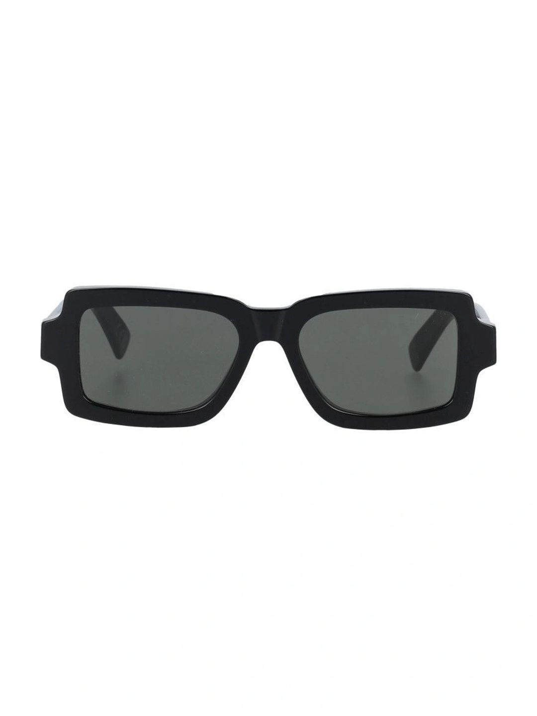Retrosuperfuture Unisex Grey Lens & Black Rectangle Sunglasses with-image-26