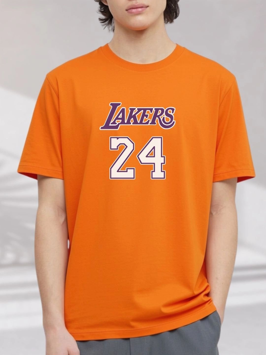 Cool Plus Men Los Angeles Lakers Printed T-shirt-picture-42