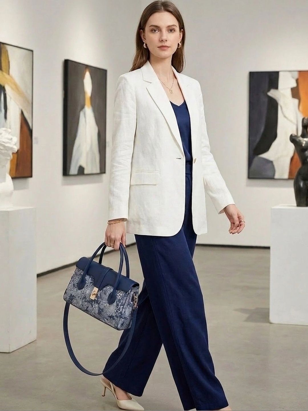CORSICA Floral Printed PU Handheld Bag-image-41