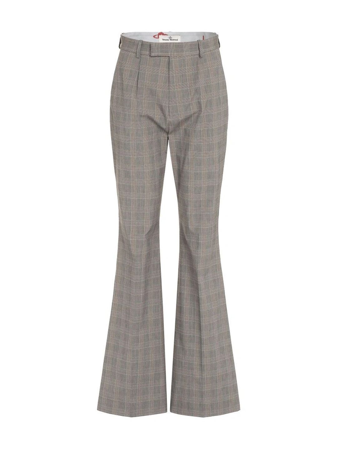 Vivienne Westwood Grey Flared Flat Front Pants-picture-10