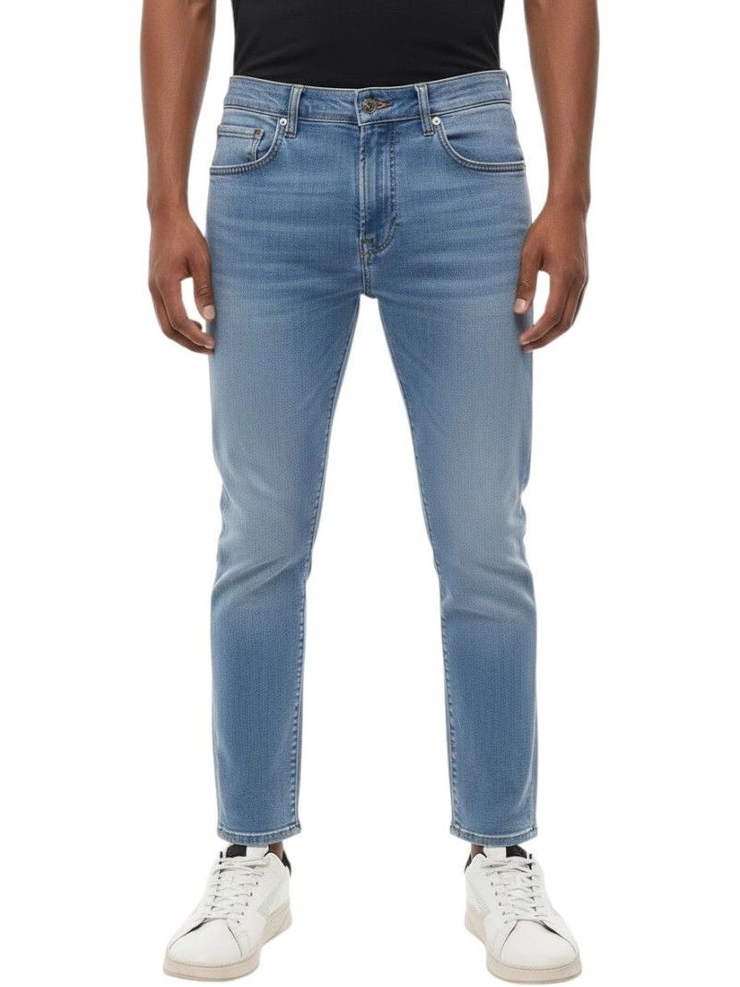 Balmain Men Slim Fit Mid-Rise Jeans-picture-11