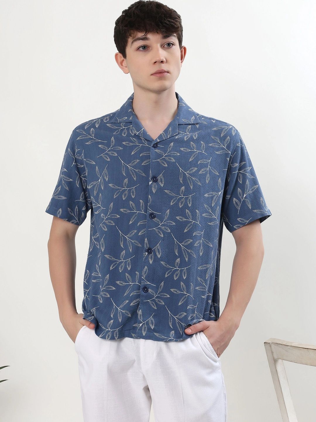 Nextbeast Men Floral Printed Casual Shirt-picture-40