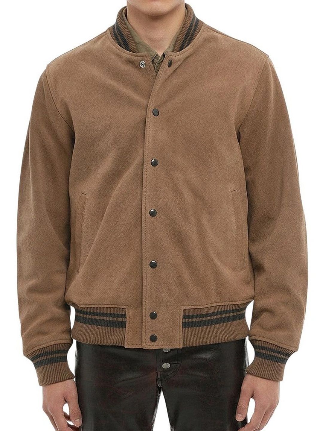 DIESEL Men Suede Bomber Jacket-picture-58