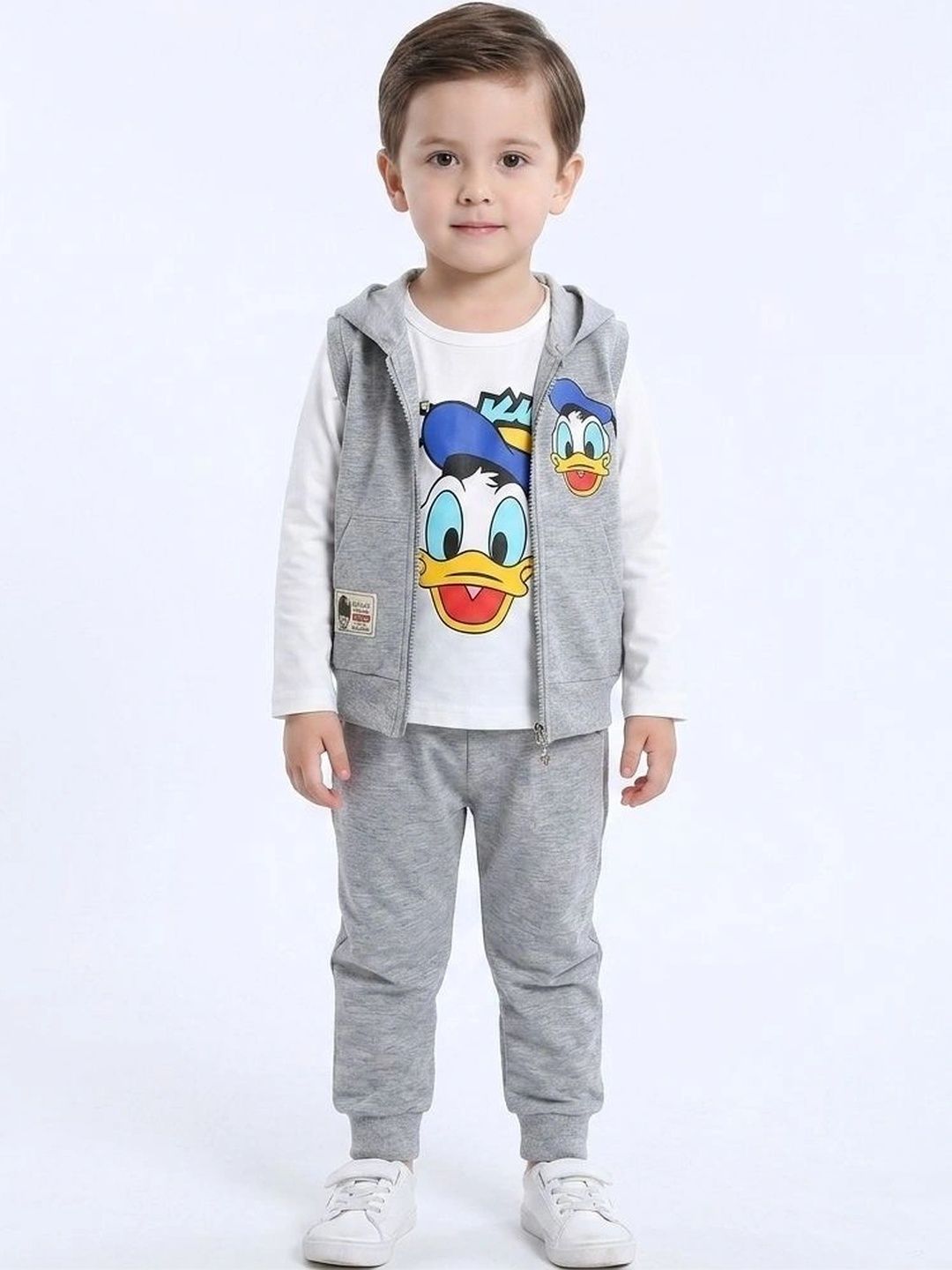 WARSI BROTHER'S Unisex Kids Printed T-shirt with Trousers-picture-38
