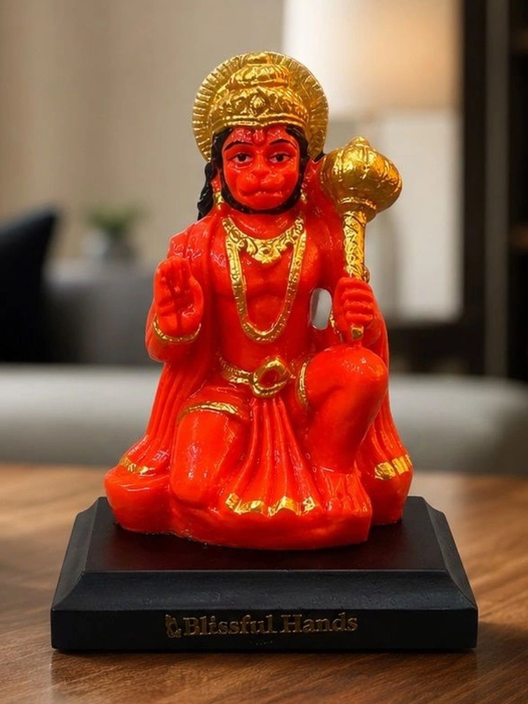 Adhvik Orange Religious Idol Showpiece-image-40