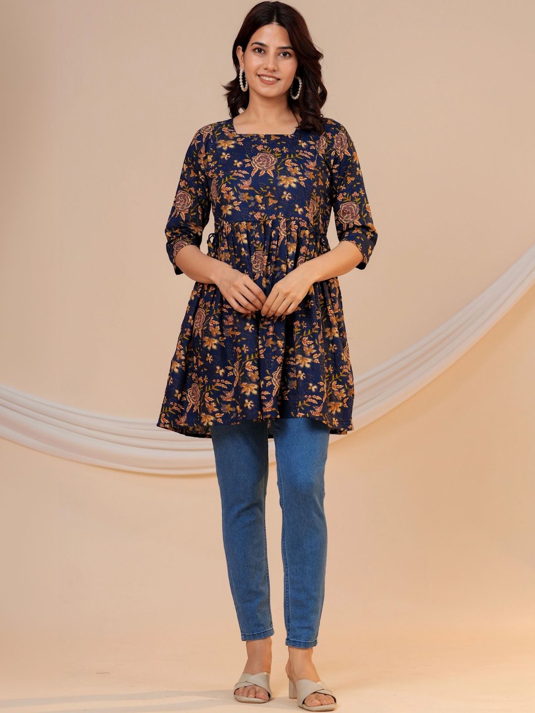 BAESD Floral Print Cotton Blend Top-picture-56