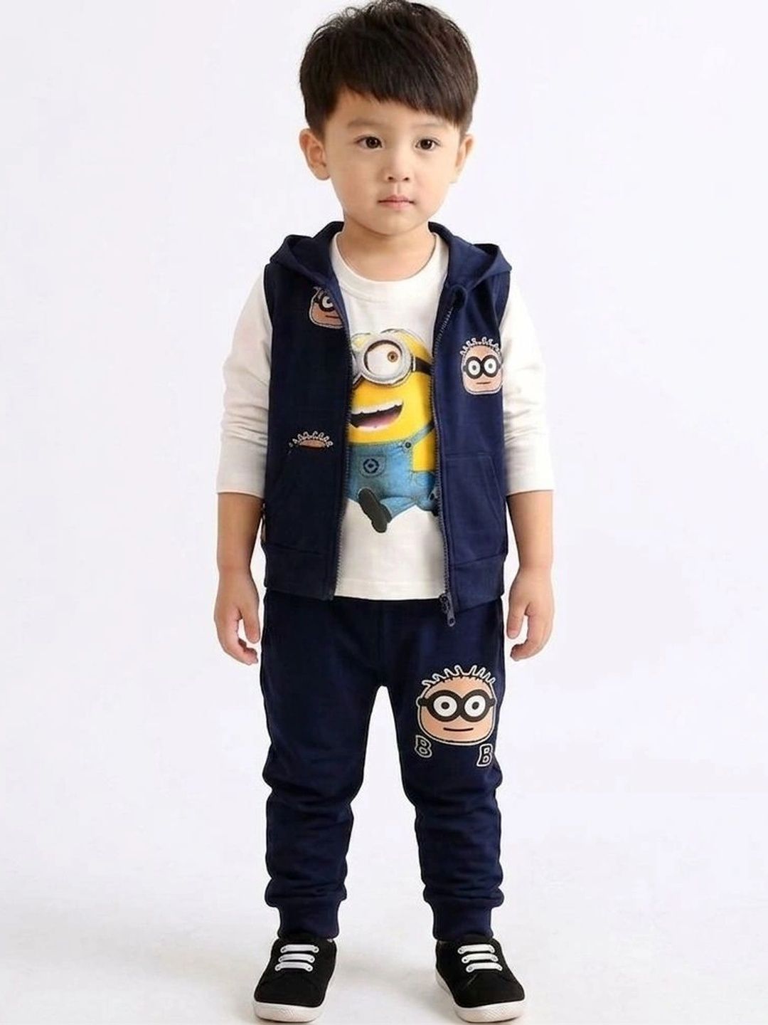 WARSI BROTHER'S Unisex Kids Printed T-shirt with Trousers-picture-16