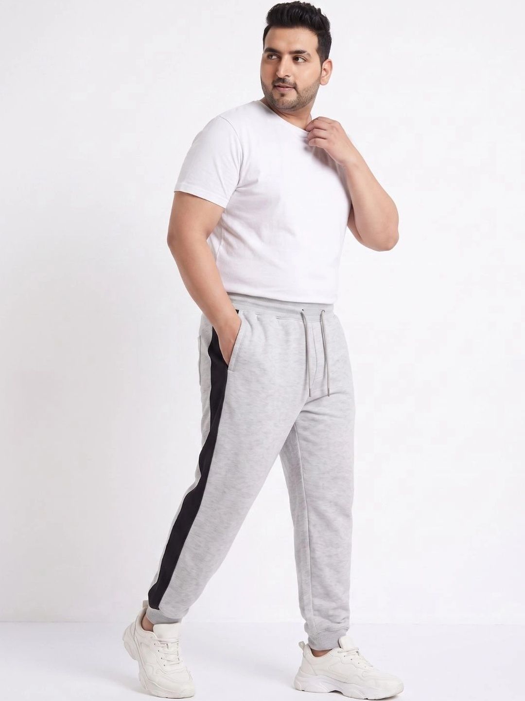 Toodle Plus Men Regular Fit Striped Joggers-picture-26