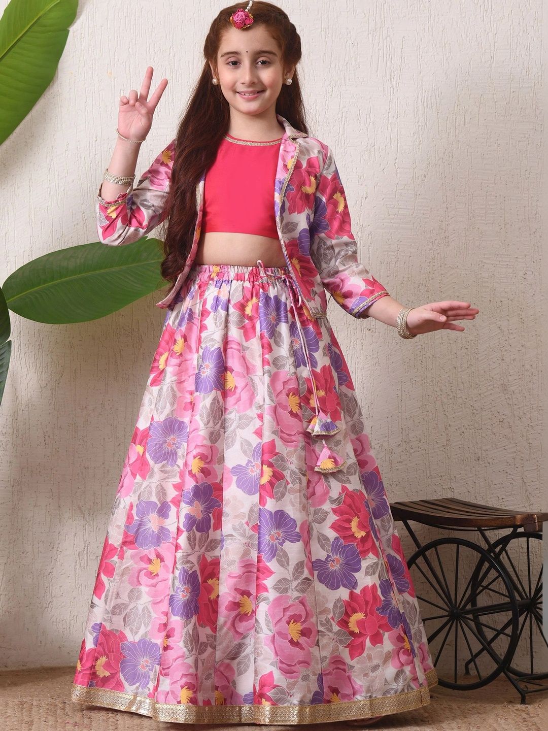 Indi-Loom Couture Girls Ready to Wear Lehenga &-picture-37