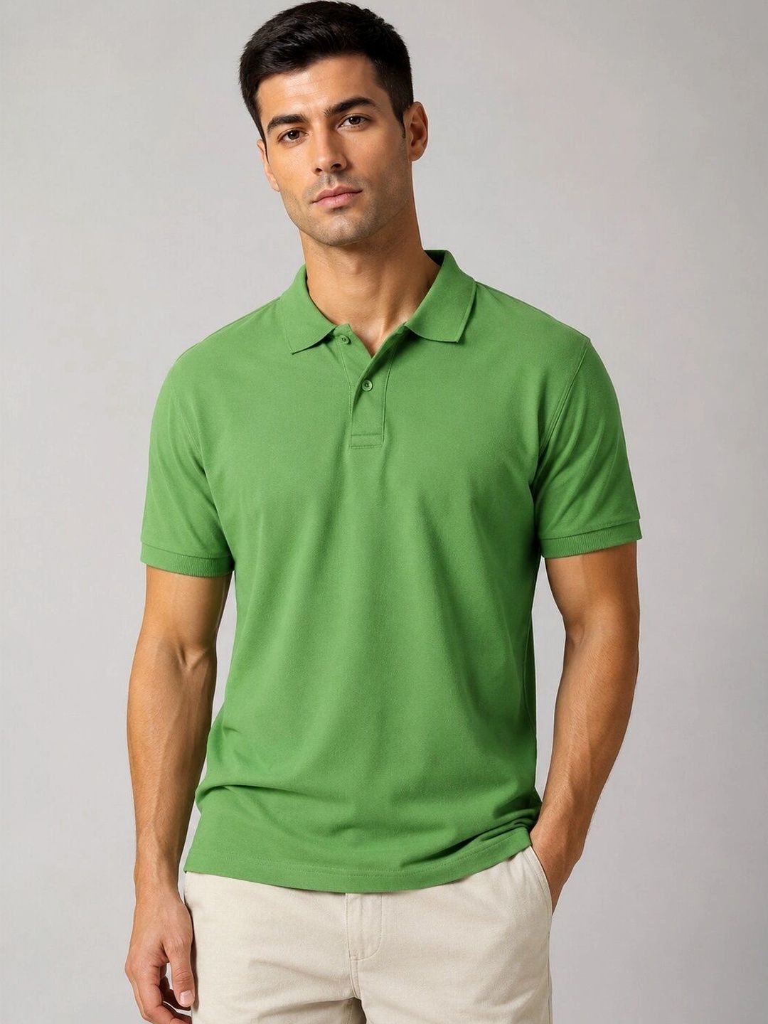 R.Code by The Roadster Life Co. Men Polo Collar T-shirt-picture-56