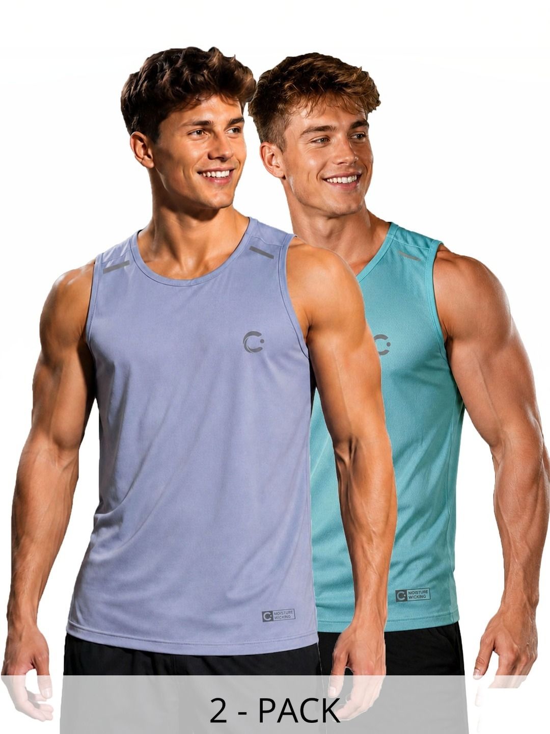 T.T. Pack of 2 Gym Vest-picture-13
