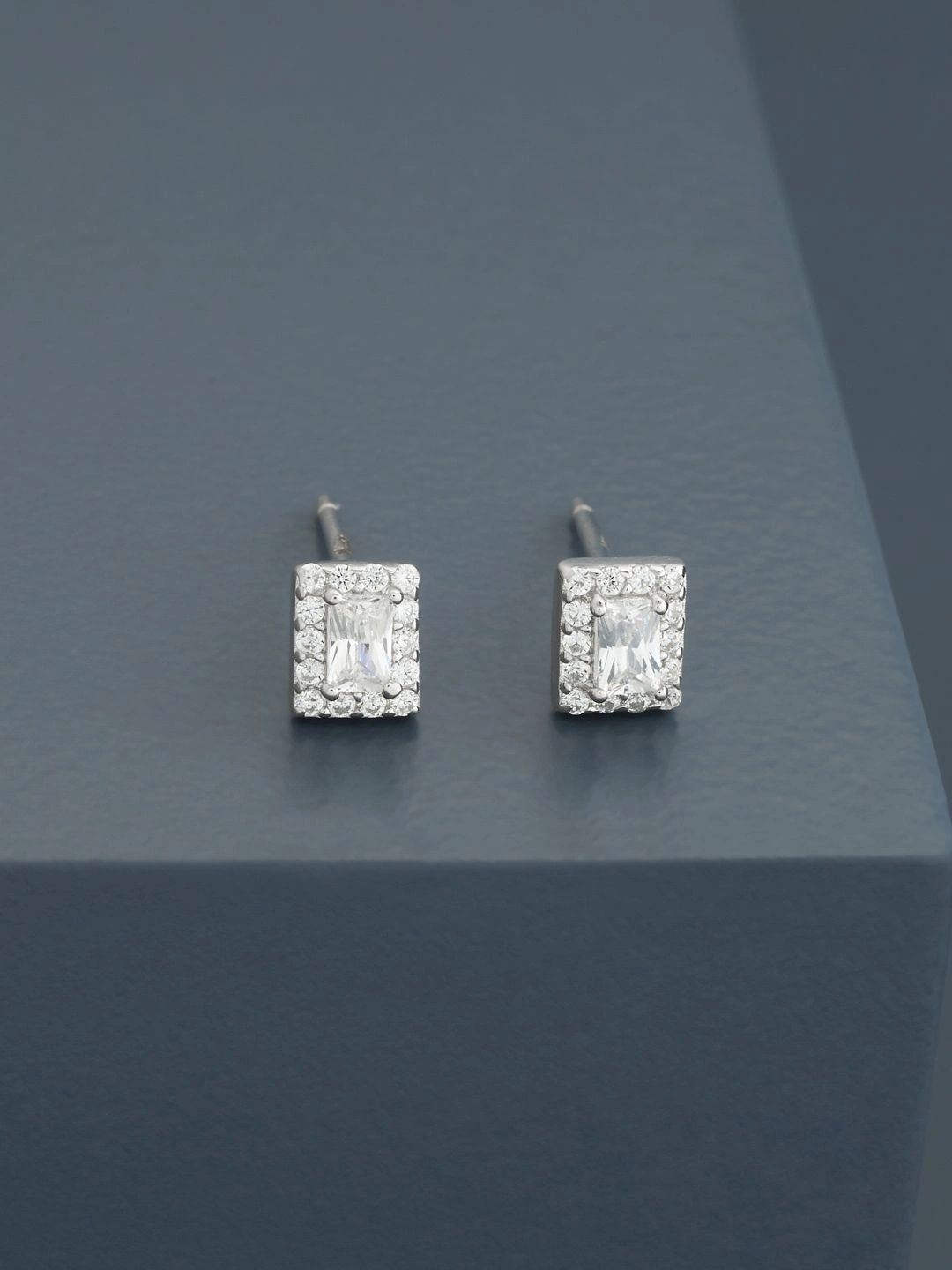 Kushal's Fashion Jewellery Square Studs Earrings-picture-31