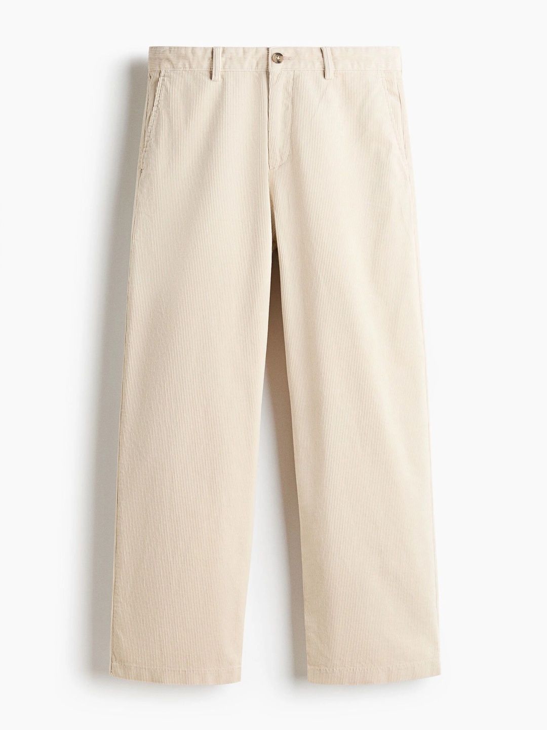 H&M Men Relaxed Fit Corduroy Trousers-picture-14