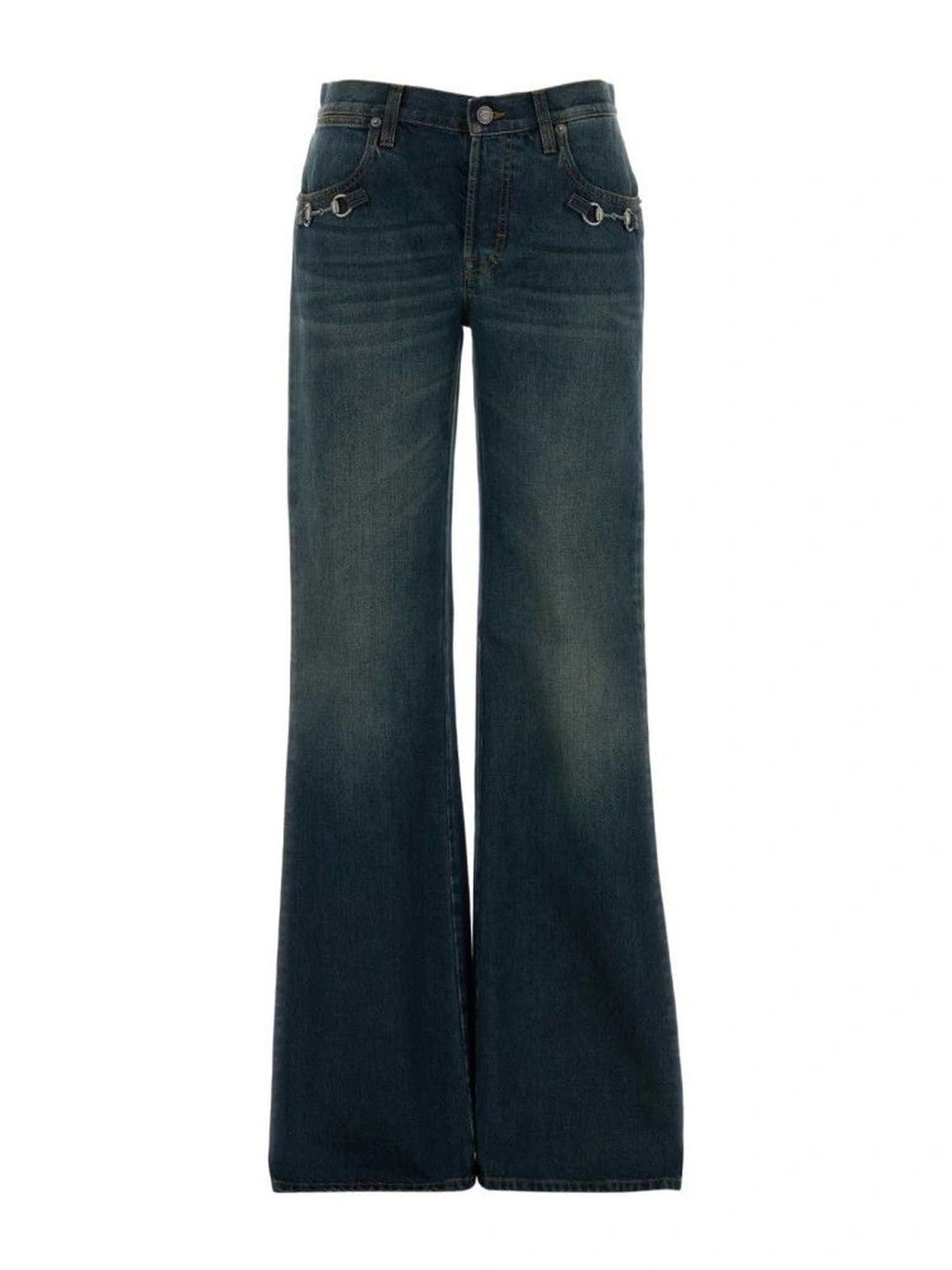 Gucci Women Bootcut Mid-Rise Jeans-picture-45