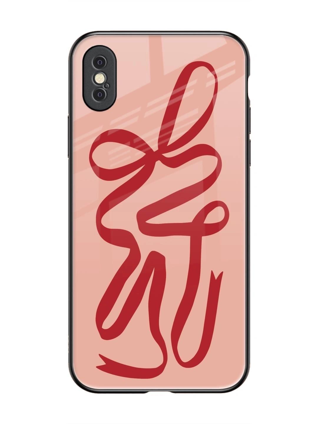 QRIOH Abstract Printed iPhone Xs Back Case Mobile Accessories-image-43
