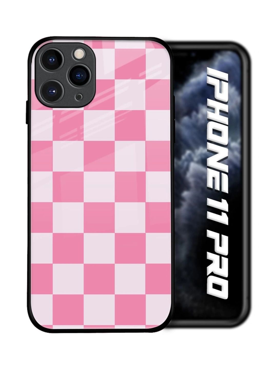 QRIOH Geometric Printed iPhone 11 Pro Back Case Mobile Accessories-image-30