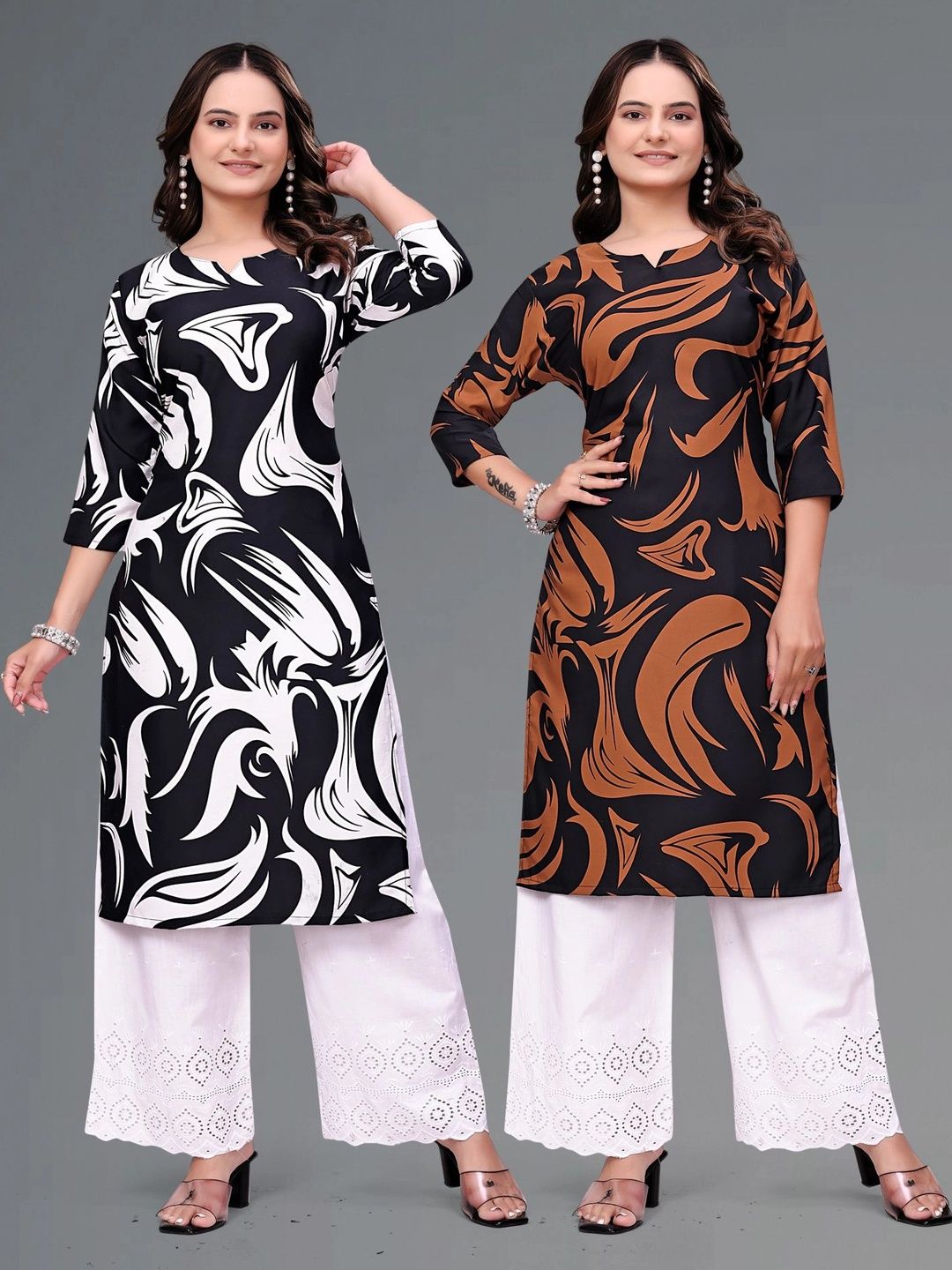 MENFLUENT Printed Pure Crepe Kurti-picture-12