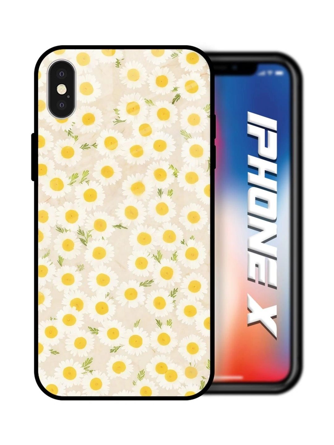 QRIOH Floral Printed iPhone X Back Case Mobile Accessories-picture-27